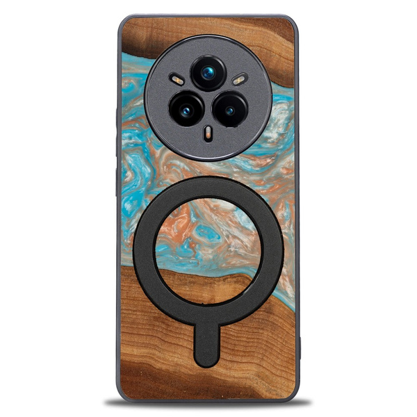Etui Bewood Unique do Realme 14 Pro Plus 5G - Planets - Saturn z MagSafe