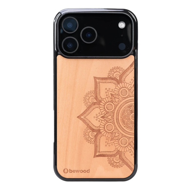 Drewniane Etui Bewood do iPhone 18 Pro Max MANDALA JABŁOŃ
