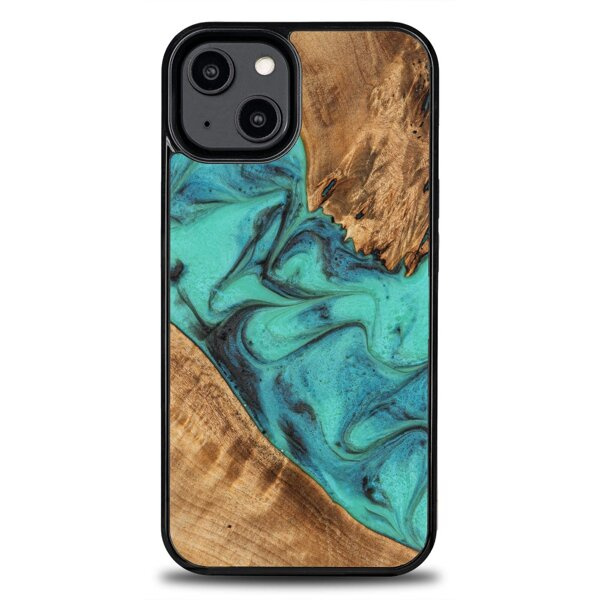 Etui Bewood Unique do iPhone 15/15 Plus - Turquoise