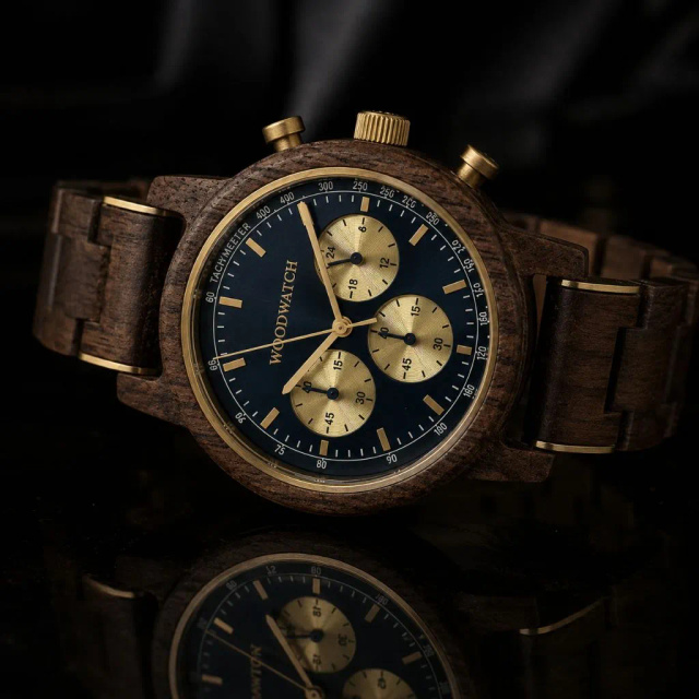 Drewniany zegarek WoodWatch Chrono Sailor Walnut