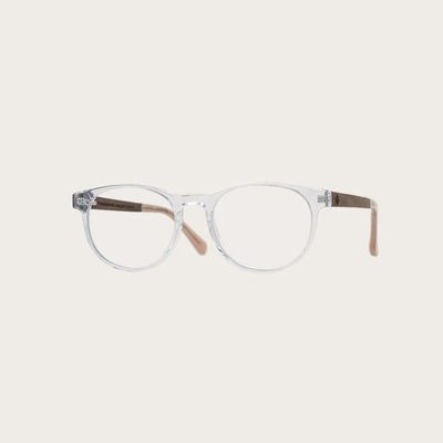 Drewniane okulary ELLIPSE Clear