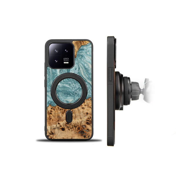Etui Bewood Unique - Xiaomi 13 - Planets - Uran z MagSafe
