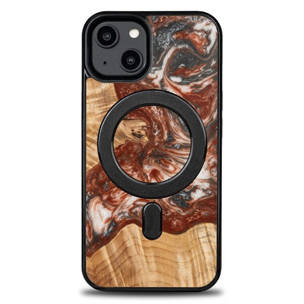 Drewniane Etui iPhone Unique 14 Plus - Planets - Wenus z MagSafe