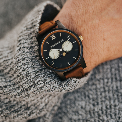 Drewniany zegarek WoodWatch Rogue Pecan