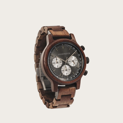 Drewniany zegarek WoodWatch Chrono Slate