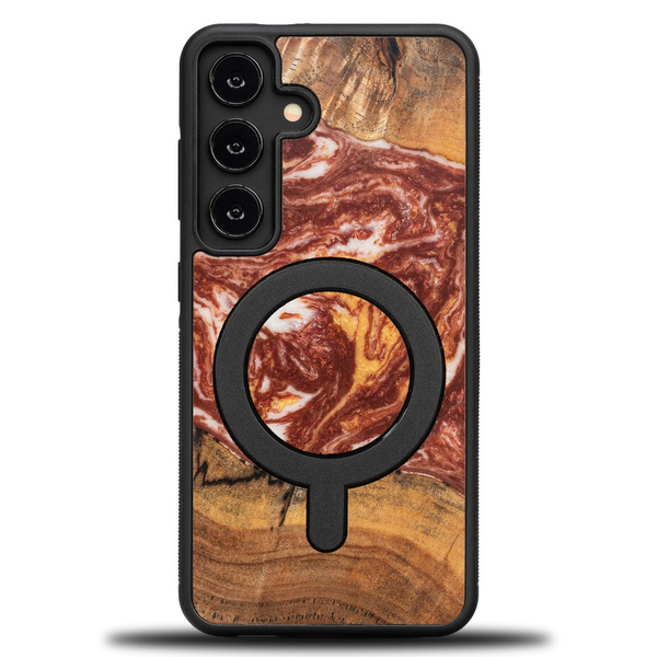 Etui Bewood Unique do Samsung Galaxy S25 FE 5G - Planets - Mars z MagSafe