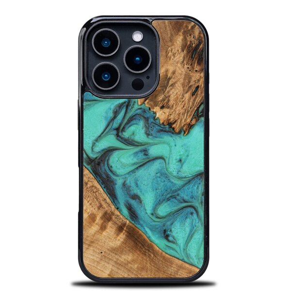 Etui Bewood Unique do iPhone 16 Pro/Pro Max - Turquoise