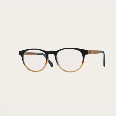 Drewniane okulary ELLIPSE Vanilla