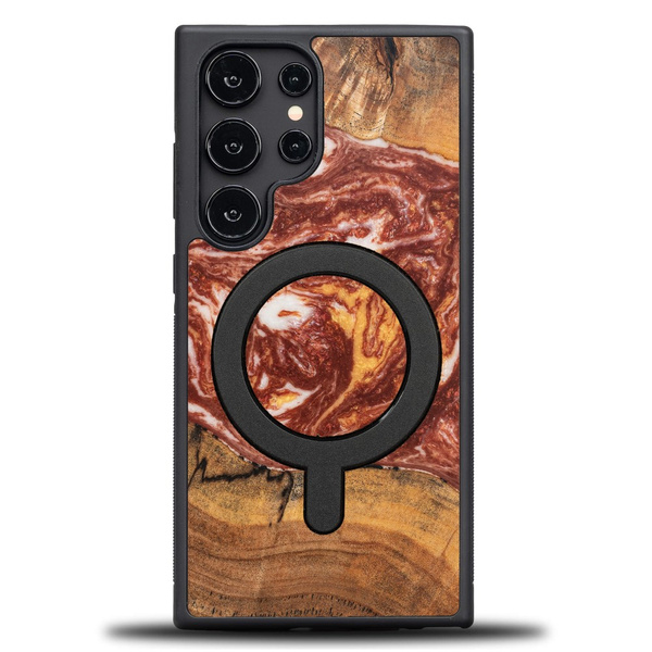 Etui Bewood Unique do Samsung Galaxy S25 Ultra - Planets - Mars z MagSafe