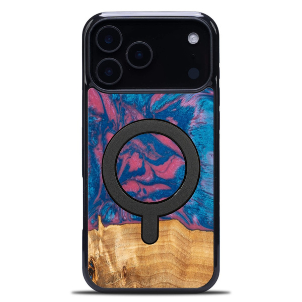 Etui Bewood Unique do iPhone 18 Pro Max - Neons - Vegas z MagSafe