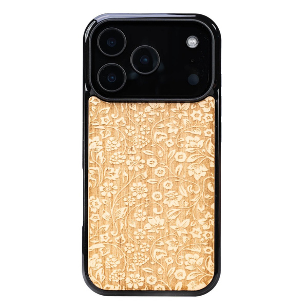 Drewniane Etui Bewood do iPhone 18 Pro KWIATY POLNE ANIEGRE