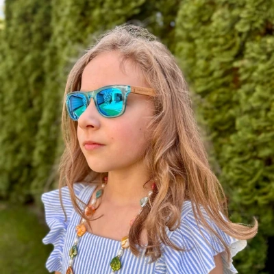 Drewniane okulary Leon Kids