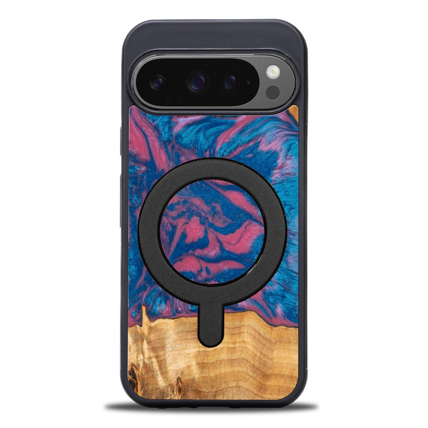 Etui Bewood Unique do Google Pixel 9 Pro XL - Neons - Vegas z MagSafe