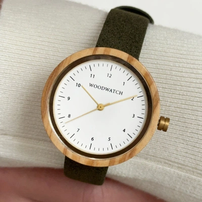 Drewniany zegarek WoodWatch Copenhagen Emerald