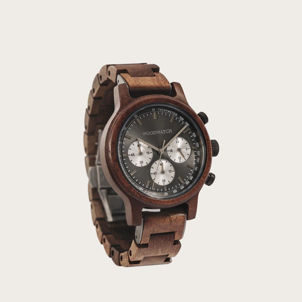 Drewniany zegarek WoodWatch Chrono Slate