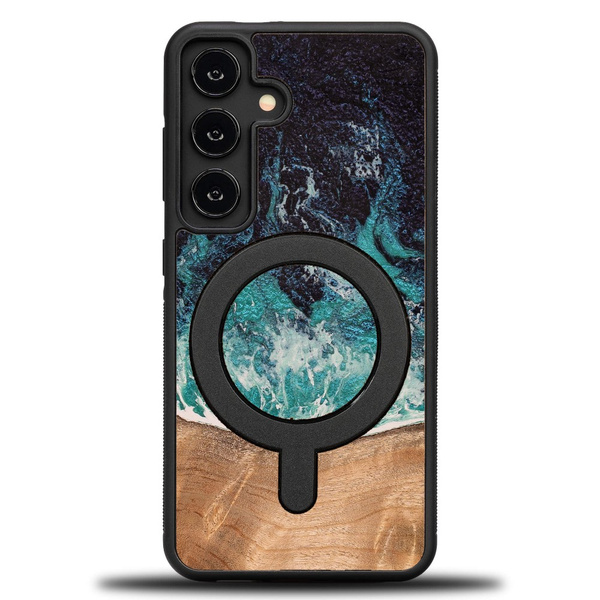 Etui Bewood Unique do Samsung Galaxy S25 - Dream Island z MagSafe