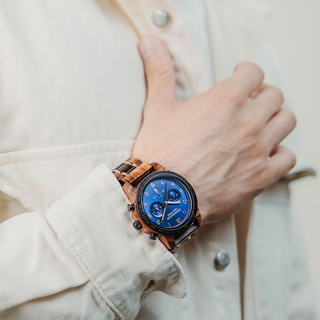 Drewniany zegarek WoodWatch Legacy X Edition Ocean