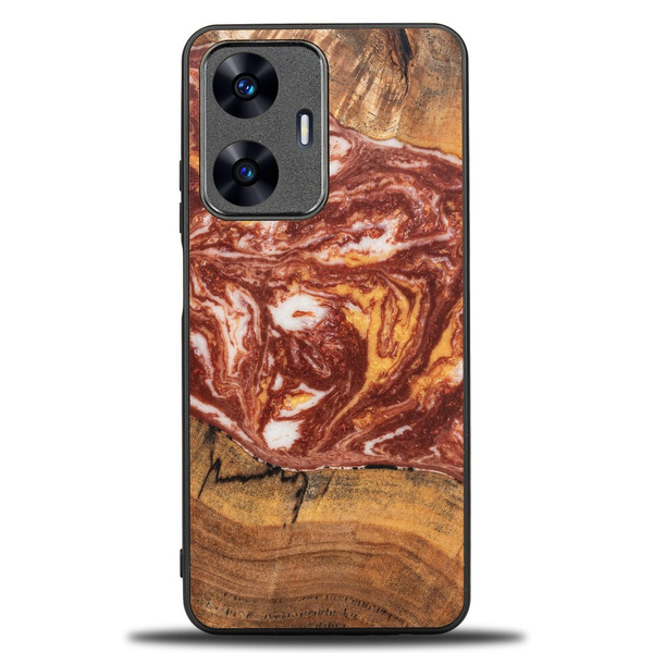 Etui Bewood Unique - Realme C55 - Planets - Mars