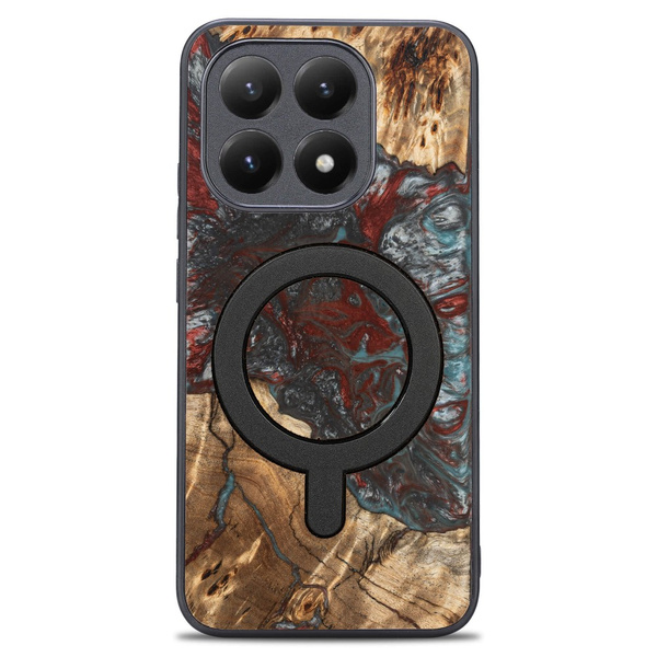 Etui Bewood Unique do Xiaomi 15T - Planets - Pluton z MagSafe