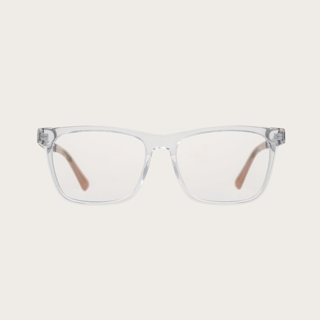 Drewniane okulary BROOKLYN Clear
