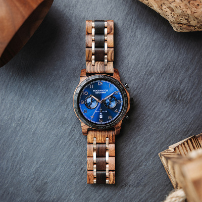 Drewniany zegarek WoodWatch Legacy X Edition Ocean