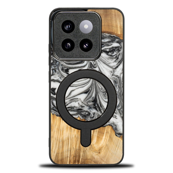 Etui Bewood Unique do Xiaomi 14T Pro - 4 Żywioły - Ziemia z MagSafe