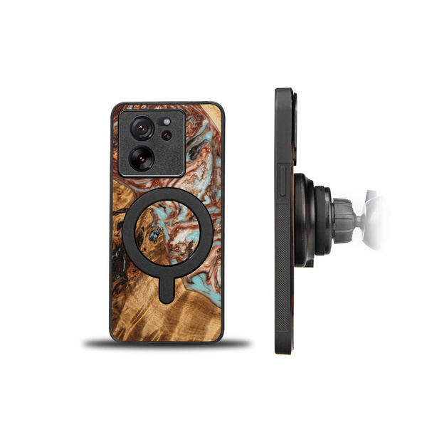 Etui Bewood Unique na Xiaomi 13T / 13T Pro - Planets - Jowisz z MagSafe