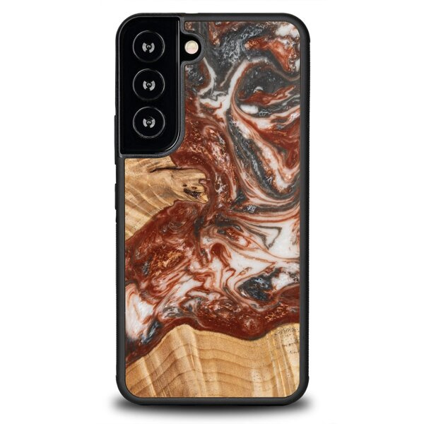 Drewniane Etui Unique na Samsung Galaxy S22/Plus/Ultra - Planets - Wenus