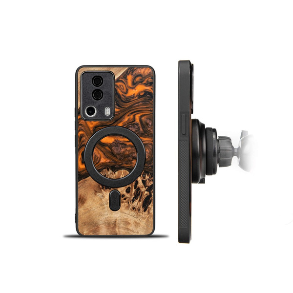 Etui Bewood Unique - Xiaomi 13 Lite - Orange z MagSafe