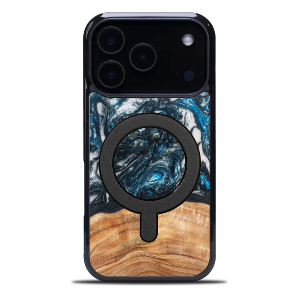 Etui Bewood Unique do iPhone 17 Pro - Planets - Ziemia z MagSafe