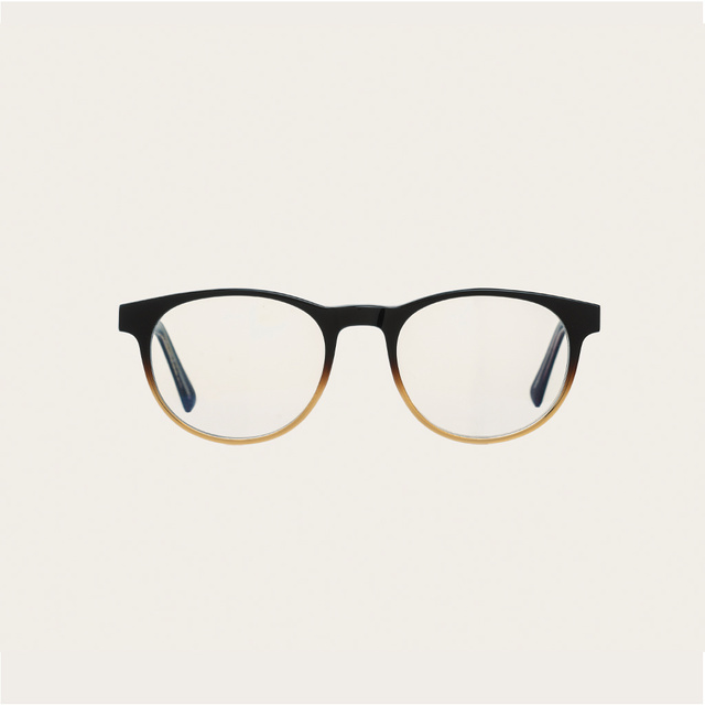 Drewniane okulary ELLIPSE Vanilla