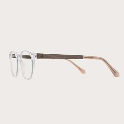 Drewniane okulary ELLIPSE Clear