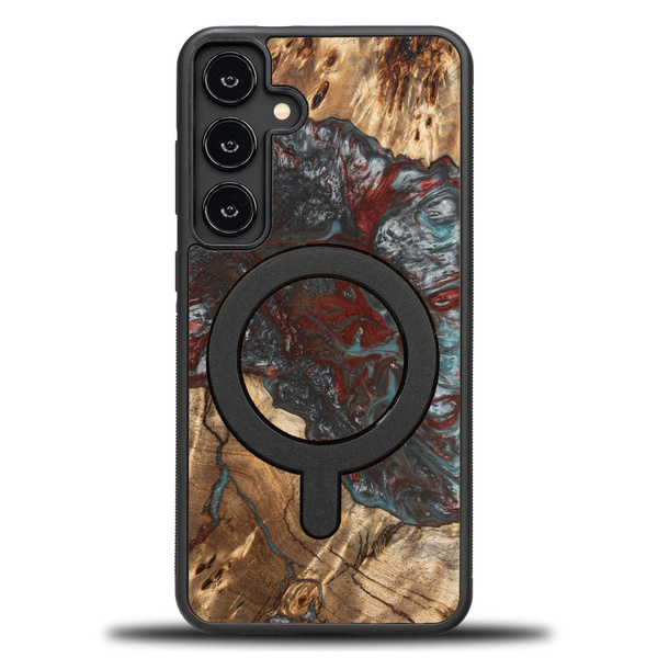 Etui Bewood Unique do Samsung Galaxy S24 FE 5G - Planets - Pluton z MagSafe