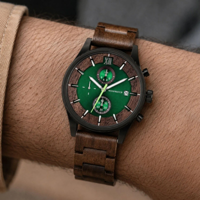 Drewniany zegarek WoodWatch Verdant
