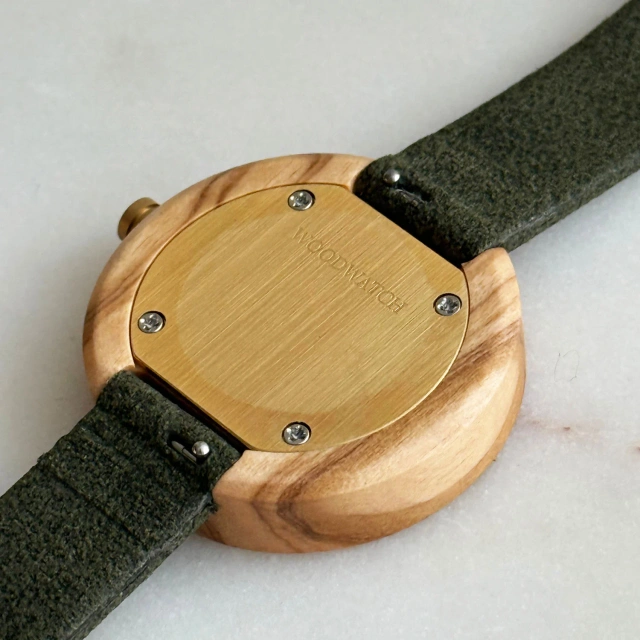 Drewniany zegarek WoodWatch Copenhagen Emerald