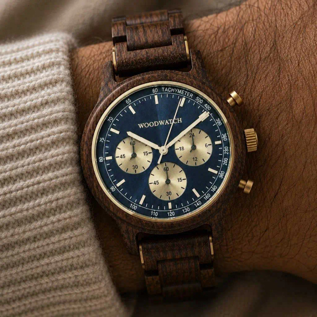 Drewniany zegarek WoodWatch Chrono Sailor Walnut