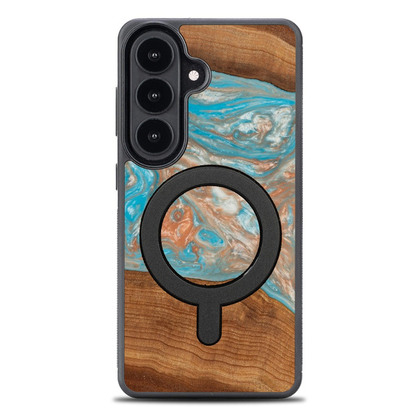 Etui Bewood Unique do Samsung Galaxy S26 Plus - Planets - Saturn z MagSafe