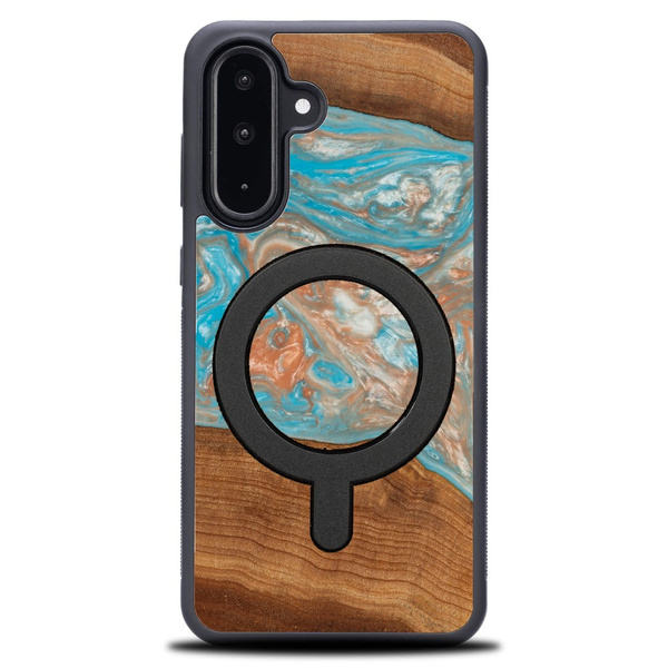 Etui Bewood Unique do Samsung Galaxy A36 5G - Planets - Saturn z MagSafe