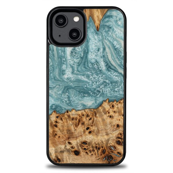 Drewniane Etui iPhone Unique 14 - Planets - Uran