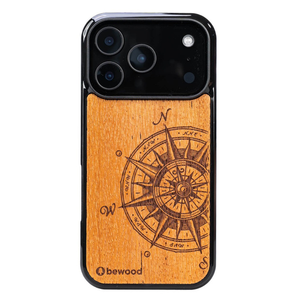 Drewniane Etui Bewood do iPhone 18 Pro TRAVELER MERBAU