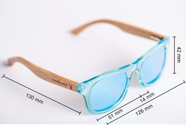 Drewniane okulary Leon Kids