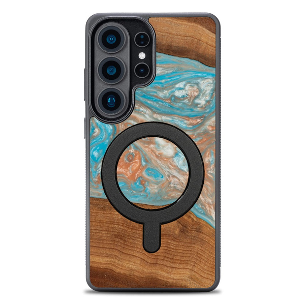 Etui Bewood Unique do Samsung Galaxy S26 Ultra - Planets - Saturn z MagSafe