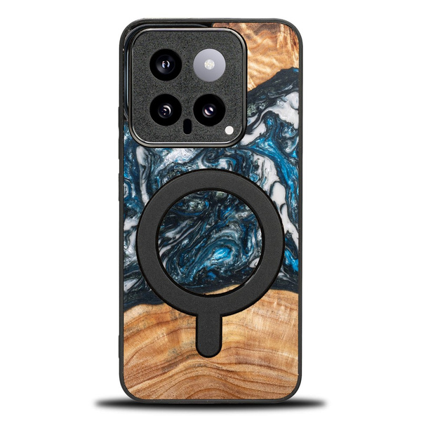 Etui Bewood Unique na Xiaomi 14 - Planets - Ziemia z MagSafe