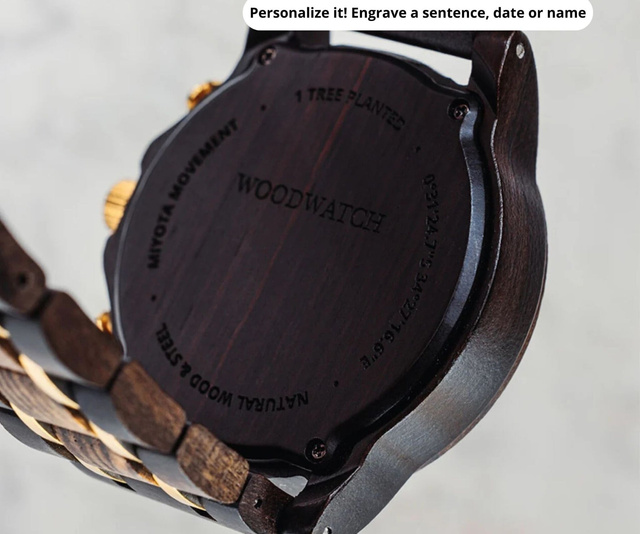 Drewniany zegarek WoodWatch Legacy X Edition City