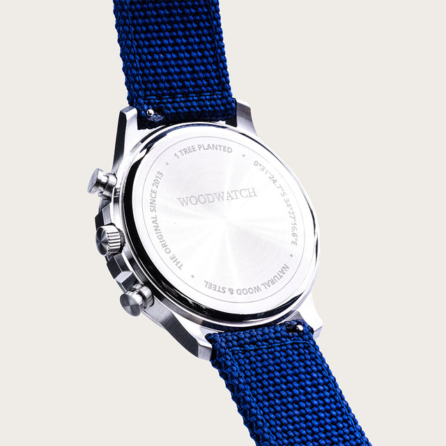 Drewniany zegarek WoodWatch Farbound Blue