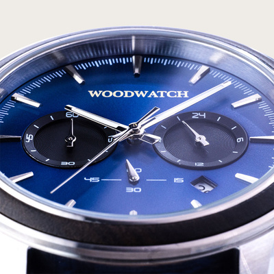 Drewniany zegarek WoodWatch Farbound Blue