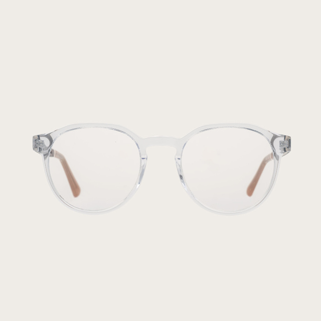 Drewniane okulary REVELER Clear
