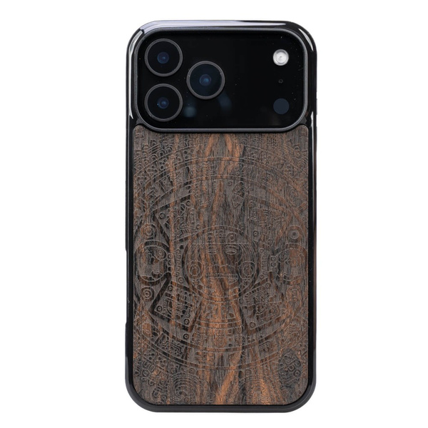 Drewniane Etui Bewood do iPhone 18 Pro Max KALENDARZ AZTECKI ZIRICOTE