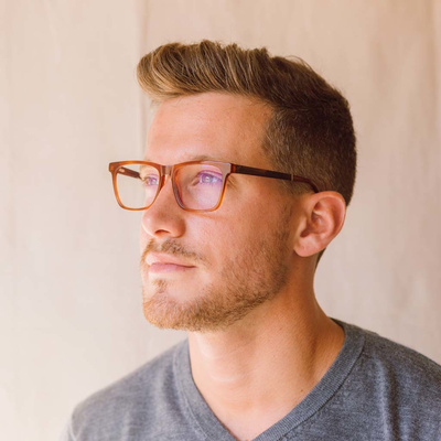 Drewniane okulary BROOKLYN Classic Havanas