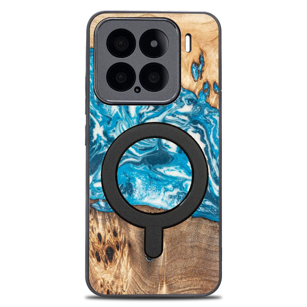 Etui Bewood Unique do Xiaomi 15 - Planets - Uran z MagSafe